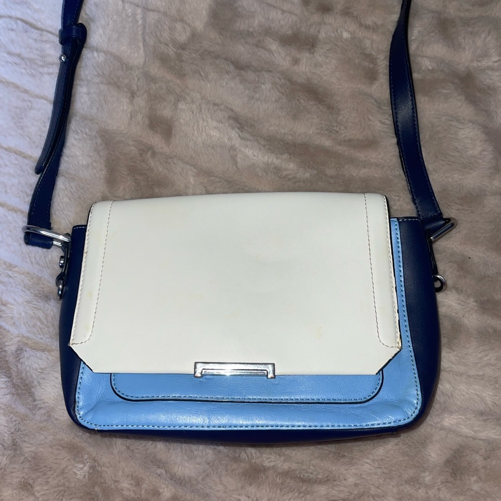Ivanka Trump Blue Messenger Crossbody Bag
